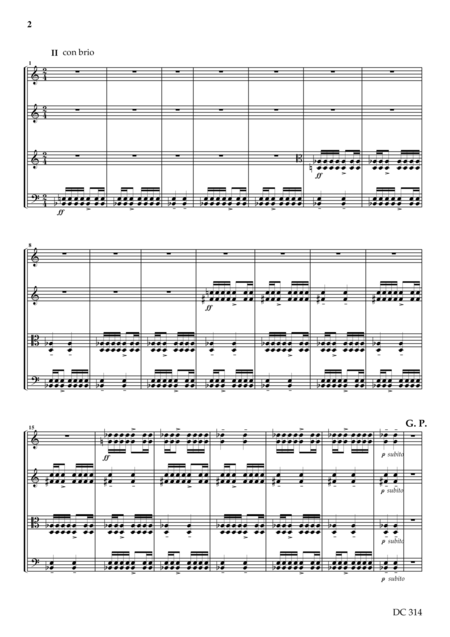 String Quartet No 4 Score Page 2