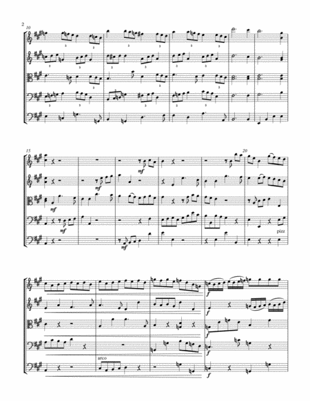 String Quintet No 4 In A Major Brenda Page 2