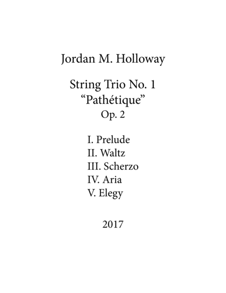 String Trio No 1 Pathtique Op 2 Page 2