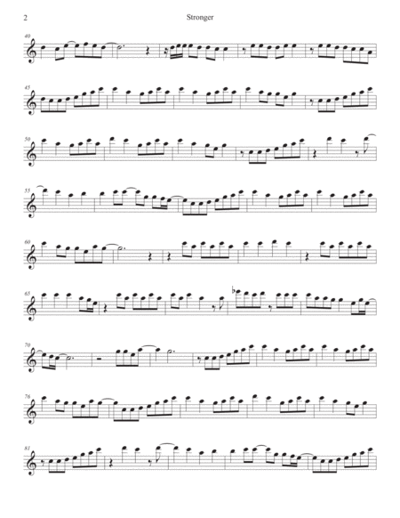 Stronger Original Key Flute Page 2
