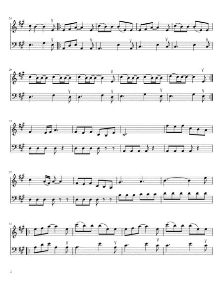 Stuck With U Violin Cello Duet Page 2