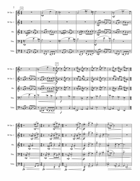 Suite For Brass Quintet Page 2