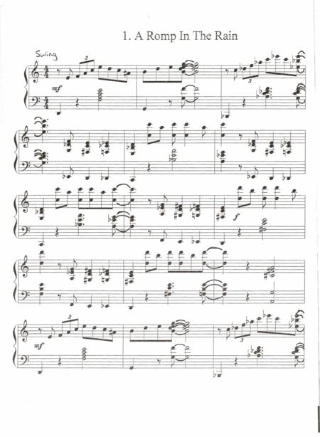 Suite For Jazz Piano A Romp In The Rain Page 2