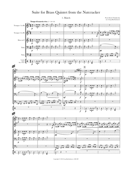 Suite From The Nutcracker For Brass Quintet Page 2