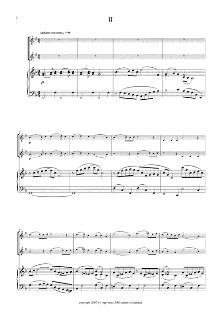 Suite No 1 For 2 Trumpets And Organ Page 2