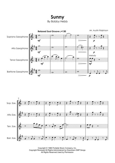 Sunny Sax Quartet Page 2