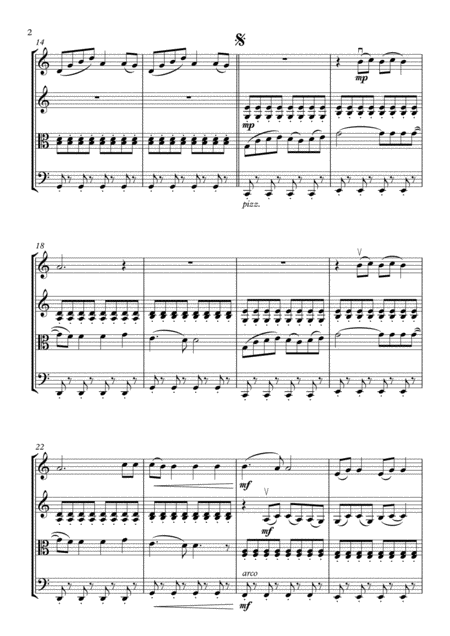 Super Trouper String Quartet Page 2