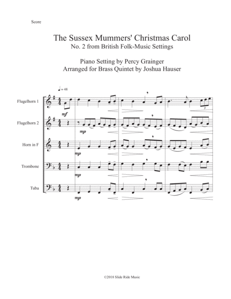 Sussex Mummers Christmas Carol Page 2