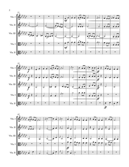 Svatba The Wedding Procession String Ensemble Page 2