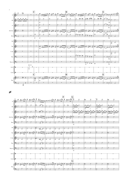 Swan Lake Theme For School Concert Band Page 2