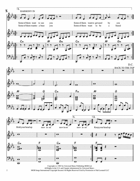 Sweet Dreams Piano Violin Backing For Vocals Page 2