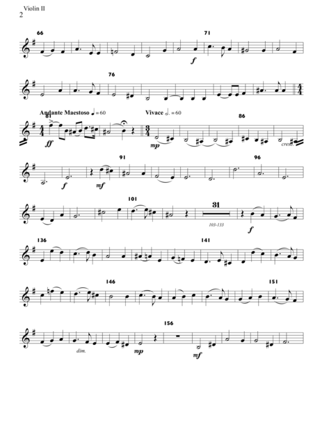 Symphony In E Minor First Movement Page 2