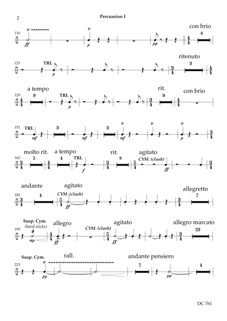 Symphony No 5 Percussion Parts Page 2