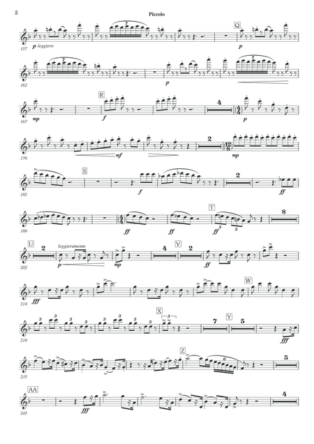 Symphony No 6 Pathetique Movement Iii Parts Solo Flute 1st 2nd Flute Piccolo Page 2