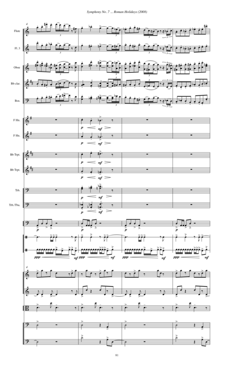 Symphony No 7 Roman Holidays 2008 Rev 2013 3rd Movement Second Interlude Page 2