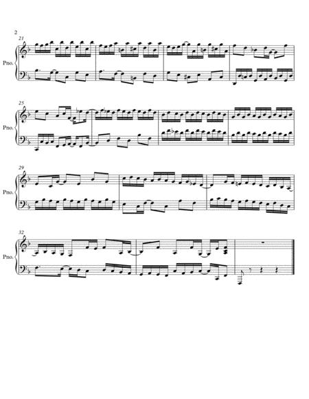 Syncopated Bach Invention No 8 X 3 Op 59 Page 2