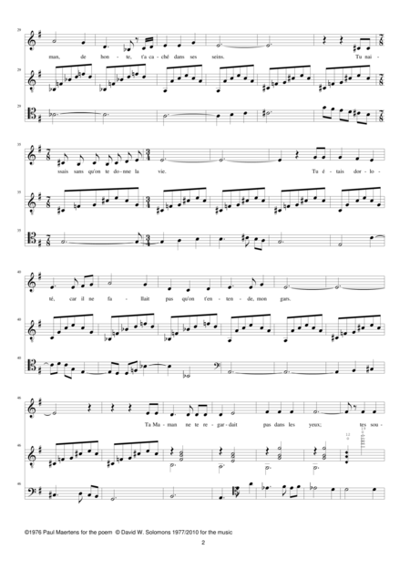 Ta Maman For Alto Cello And Guitar Page 2