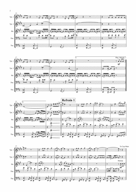 Tage Wie Diese D Original Key Die Toten Hosen Brass Quintet Page 2