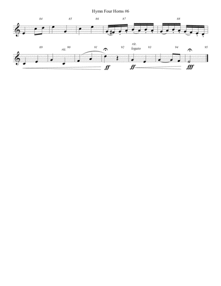 Take The Name Of Jesus With You Horn Quartet 6 Page 2