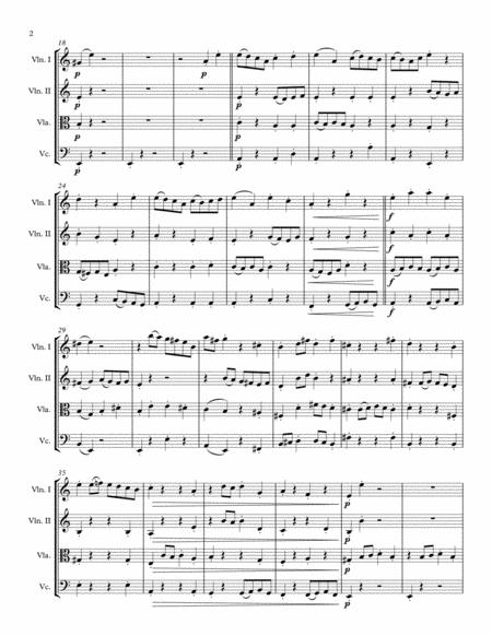 Tambourin For String Quartet Page 2
