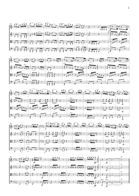 Tango Adios Muchachos For String Quartet Ta008 Page 2