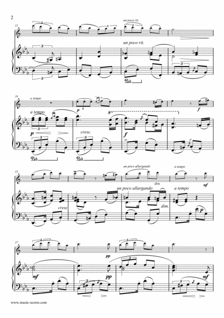 Tango Baritone Sax And Piano Page 2