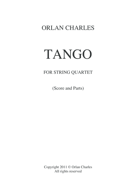 Tango For String Quartet Page 2