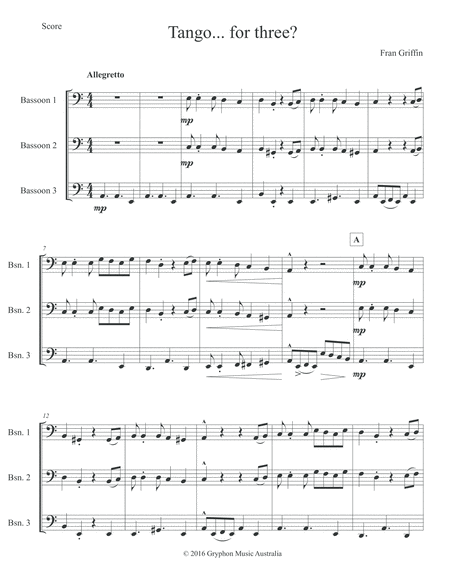 Tango For Three For Bassoon Trio Page 2