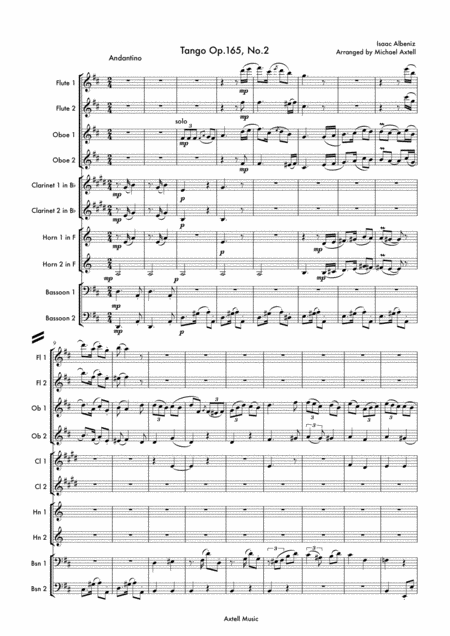 Tango Op 165 No 2 Isaac Albeniz Page 2