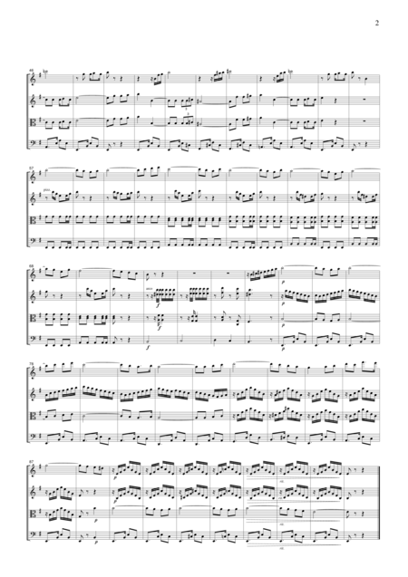 Tango Pearlfisher For String Quartet Ta003 Page 2