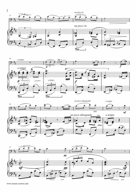Tango Trombone And Piano Page 2