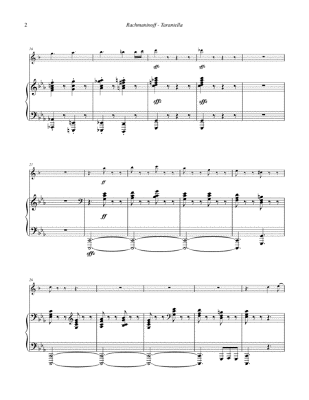 Tarantella From Op 17 For Trumpet In B Flat And Piano Page 2