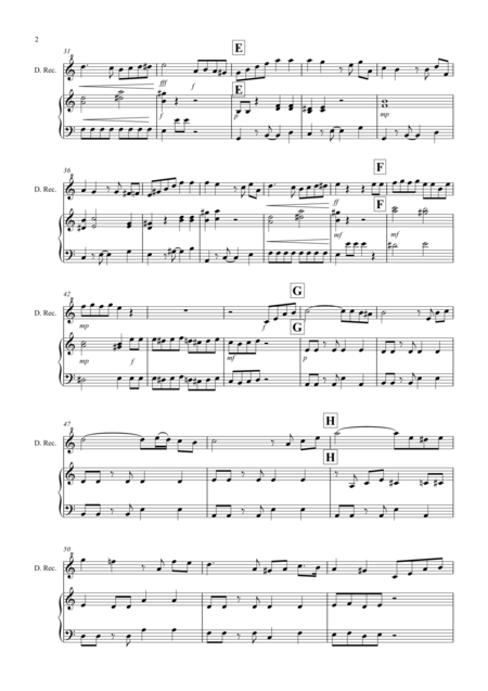 Tasty Tango For Descant Recorder And Piano Page 2