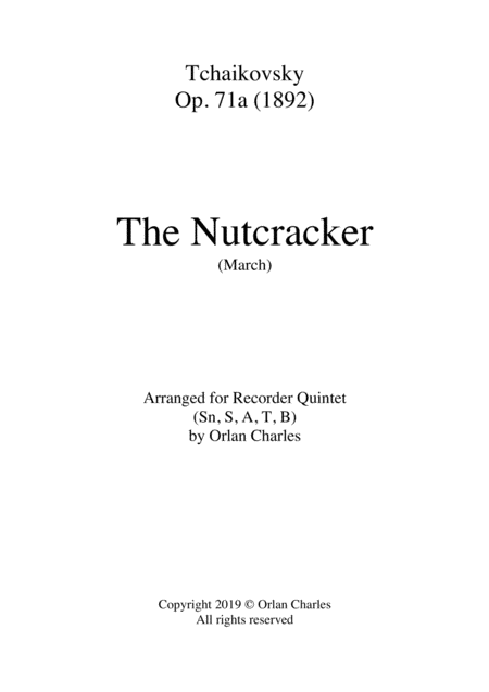 Tchaikovsky The Nutcracker March Page 2