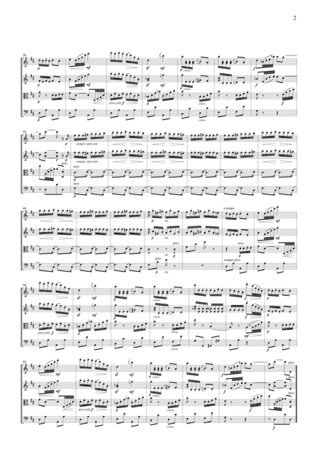 Tchaikowsky Dance Of The Mirlitons From The Nutcracker For String Quartet Ct011 Page 2