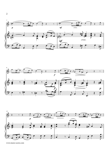 Telemann Sonata In A Minor Twv 41 A3 1st Movement Oboe And Piano Page 2