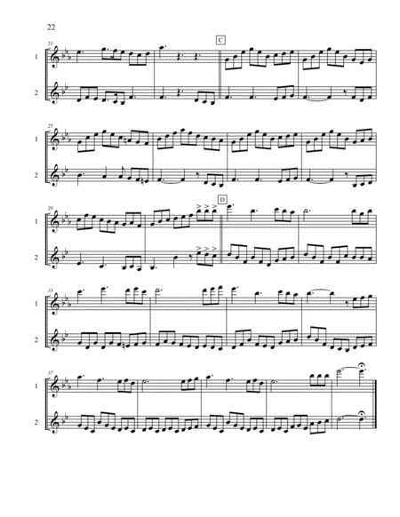 Ten Selected Hymns For The Performing Duet Vol 2 Flute And Horn Page 2