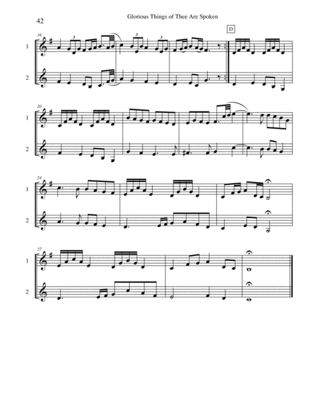 Ten Selected Hymns For The Performing Duet Vol 3 Trumpet Clarinet And Horn Page 2