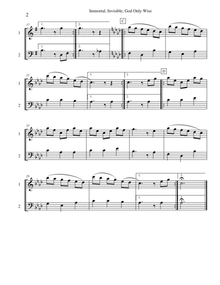 Ten Selected Hymns For The Performing Duet Vol 5 Flute And Trombone Or Euphonium Page 2