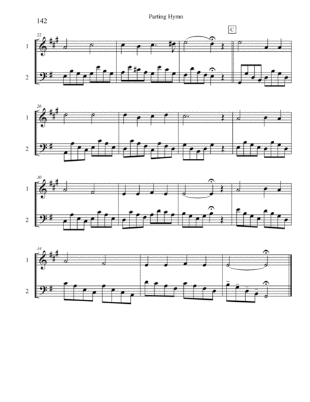 Ten Selected Hymns For The Performing Duet Vol 8 Trumpet And Trombone Euphonium Page 2