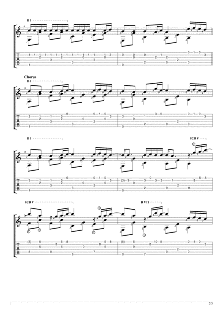 Tetap Dalam Jiwa Fingerstyle Guitar Solo Page 2