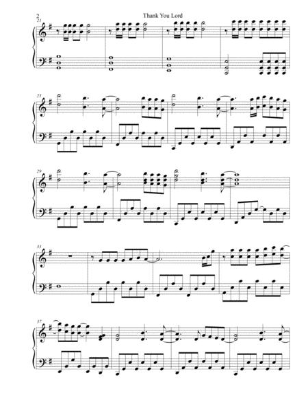 Thank You Lord Don Moen Sheet Music Advanced Page 2