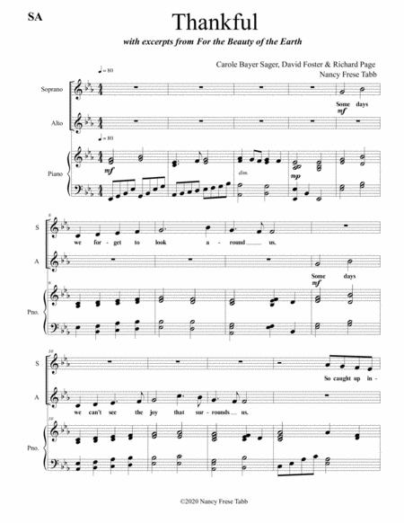 Thankful Soprano And Alto Duet Page 2