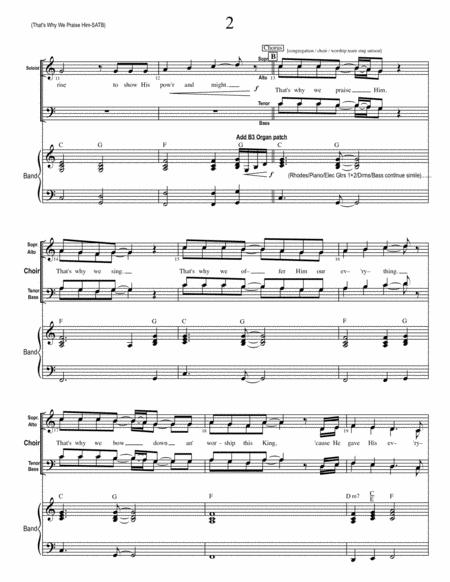 That Why We Praise Him Satb Soloist Page 2