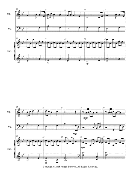 Thaxted By Gustav Holst Violin Cello And Piano Page 2