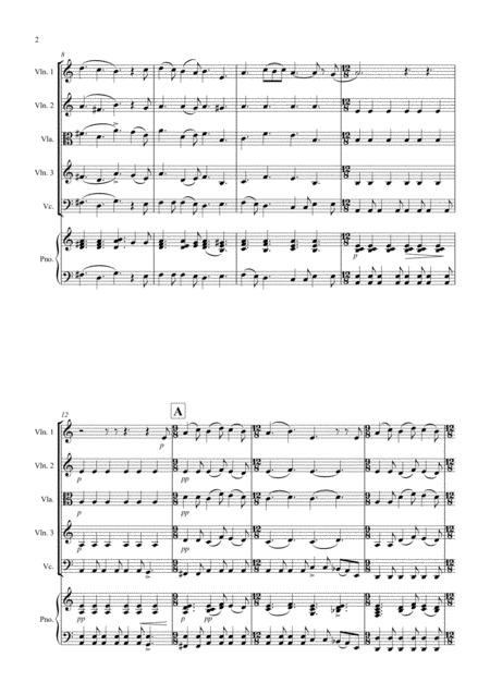 The Angel Gabriel For String Quartet Page 2