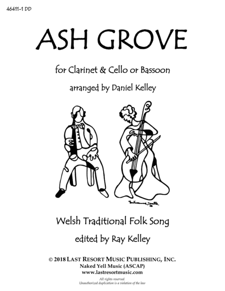 The Ash Grove Duet For Clarinet Cello Or Bassoon Page 2