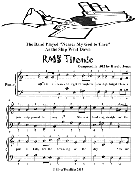 The Band Played Nearer My God To Thee As The Ship Went Down Easiest Piano Sheet Music Tadpole Edition Page 2