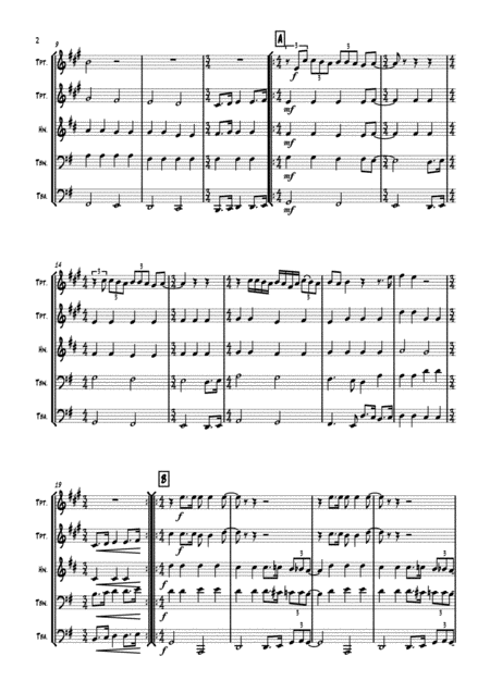 The Beatles All You Need Is Love Brass Quintet Page 2