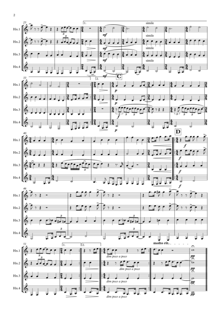 The Beatles All You Need Is Love Horn Quartet And Alternative Tuba For 4th Horn Page 2